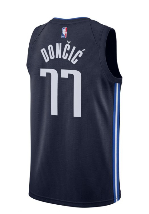 Granatowa koszulka NBA Dallas Mavericks Luka Dončić CV9474421 S Statement Edition