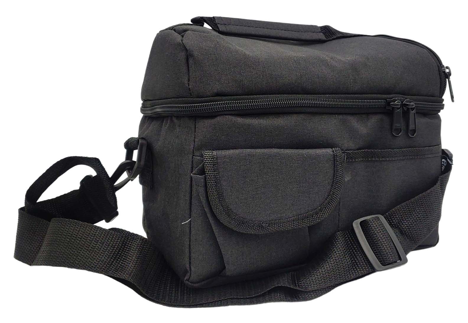 Czarna torba termiczna Putwo na lunch 7 l