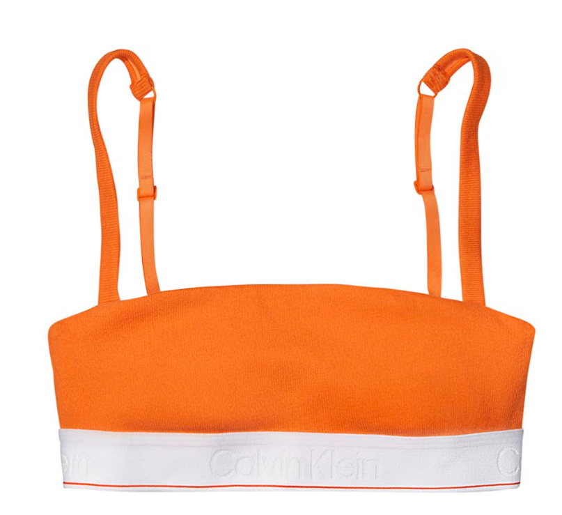Biustonosz damski Calvin Klein Braletka pomarańczowy S 0040109WAE przód