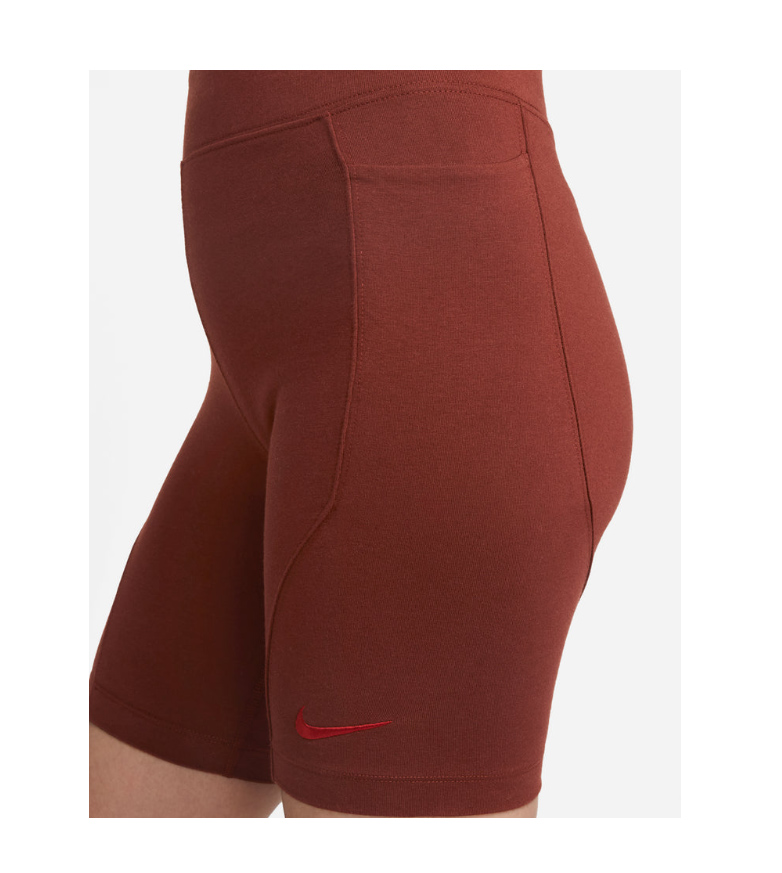 Spodenki rowerowe damskie Nike Everyday Modern brązowe S DQ6162-217 tył