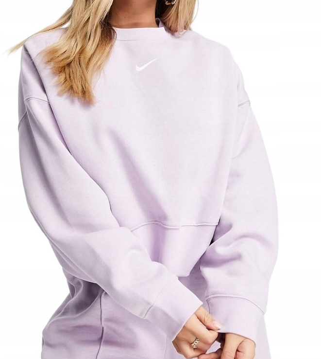 Fioletowa bluza damska Nike DQ5096-530 XS przód oversize