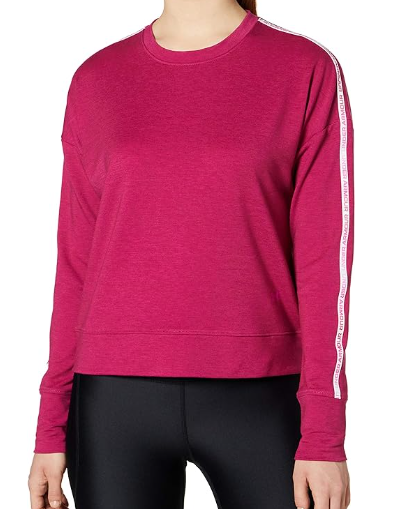 Czerwona bluza damska Under Armour 1360905660 SM bok z detalami