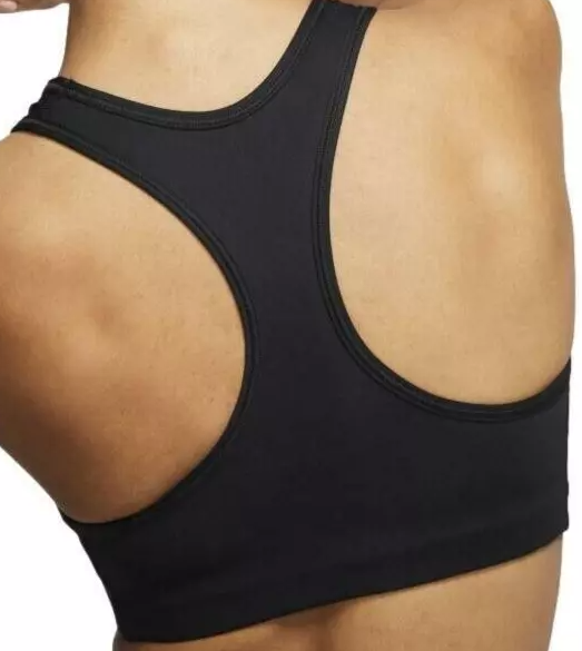 Biustonosz sportowy Nike Swoosh Dri-FIT czarny M bok