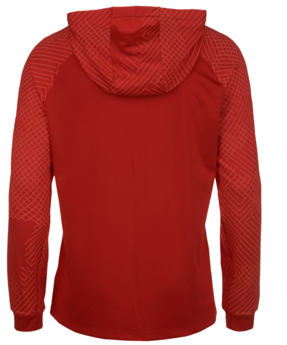 Czerwona bluza męska Nike Dri-FIT Strike XL detal