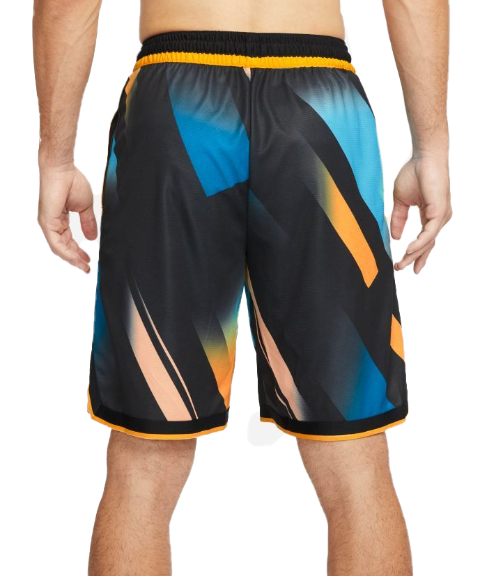 Multikolorowe spodenki męskie Nike DH1471-010 M bok z wzorem Dri-FIT