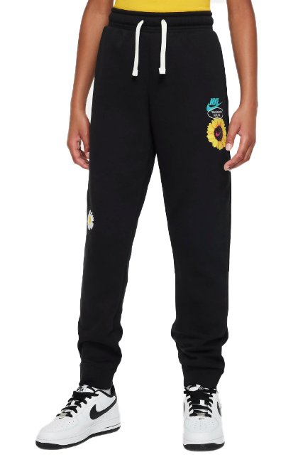 Czarne spodnie juniorskie Nike DM8089-010 XL z grafiką With Love from Beaverton