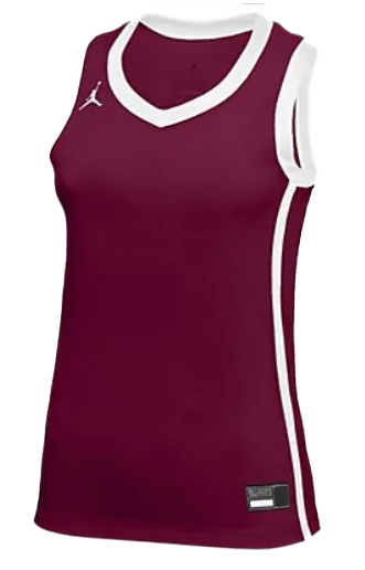 Top damski Nike Air Jordan bordowy M Dri-FIT przód