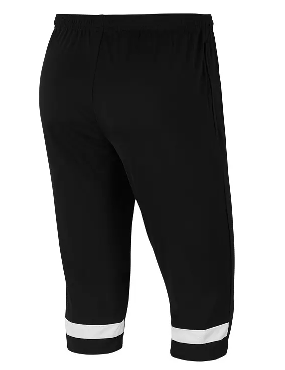 Czarne spodnie junior Nike Academy 3/4 CW6127010 L z logo Nike