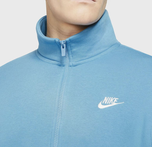 Niebieska męska bluza Nike Sportswear DQ4087-469 rozmiar S tył z klasycznym fasonem