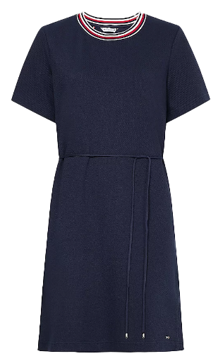 Sukienka Tommy Hilfiger granatowa WW0WW34207 rozmiar 32 - przód