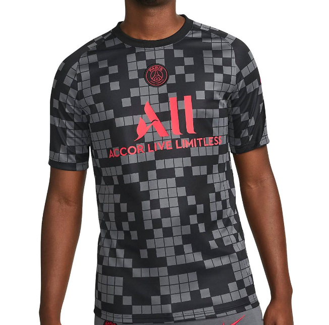 Multikolorowa koszulka męska Nike PSG Pre-Match XL bok