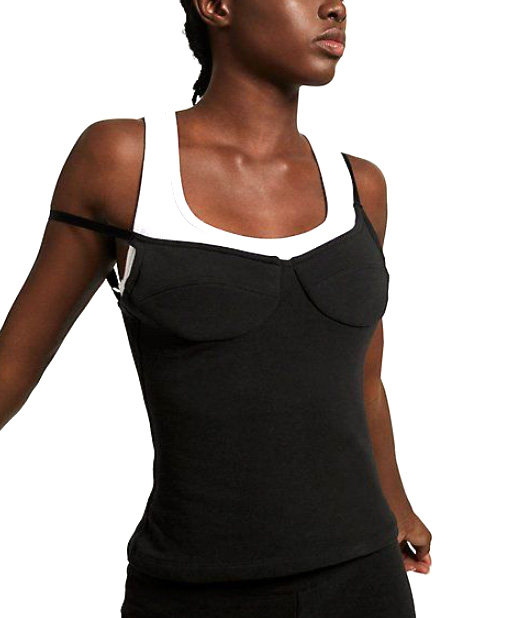 Top damski Calvin Klein K20K203546BEH czarny XS przód