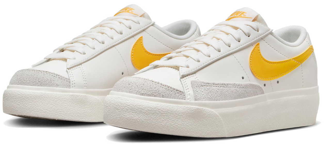 Białe buty Nike Blazer Low Platform DJ0292-111 42,5 – widok z boku