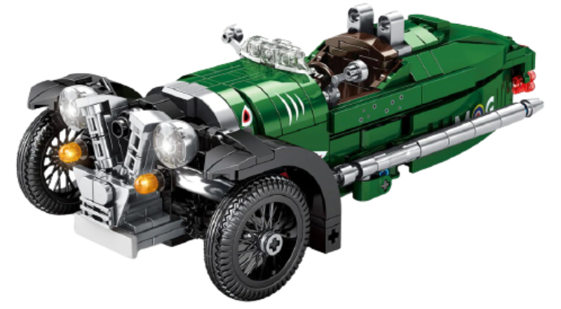 KLOCKI SAMOCHÓD TRÓJKOŁOWY 3 WHEELER MORGAN 487 SY 8151