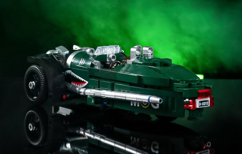 KLOCKI SAMOCHÓD TRÓJKOŁOWY 3 WHEELER MORGAN 487 SY 8151