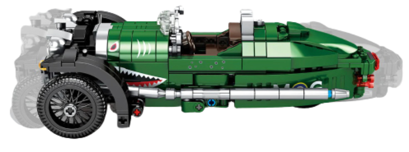KLOCKI SAMOCHÓD TRÓJKOŁOWY 3 WHEELER MORGAN 487 SY 8151