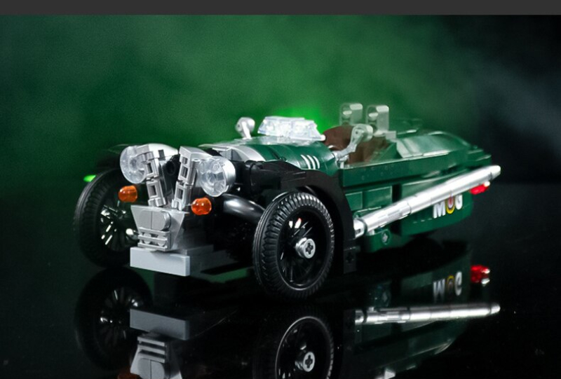 KLOCKI SAMOCHÓD TRÓJKOŁOWY 3 WHEELER MORGAN 487 SY 8151