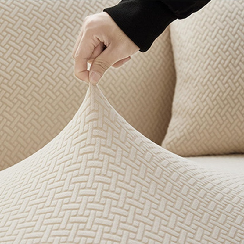 POKROWIEC NA KANAPĘ SOFĘ NAROŻNIK ELASTYCZNY ŻAKARD JODEŁKA 235-300