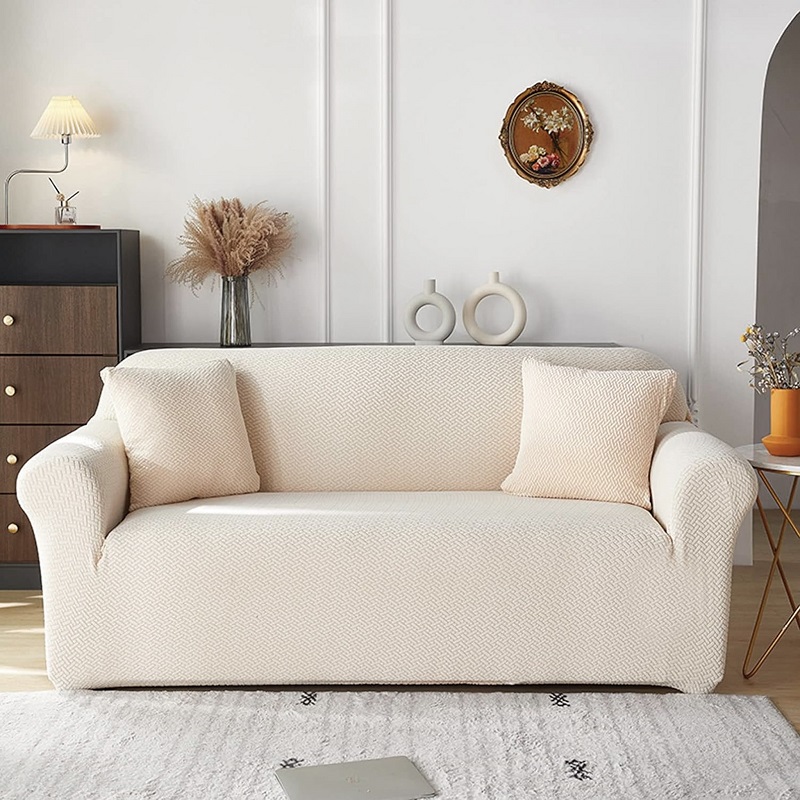 POKROWIEC NA KANAPĘ SOFĘ NAROŻNIK ELASTYCZNY ŻAKARD JODEŁKA 235-300