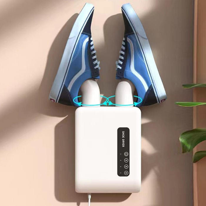 SUSZARKA DO BUTÓW RĘKAWICZEK ELEKTRYCZNA NAŚCIENNA TIMER BIAŁA 140W