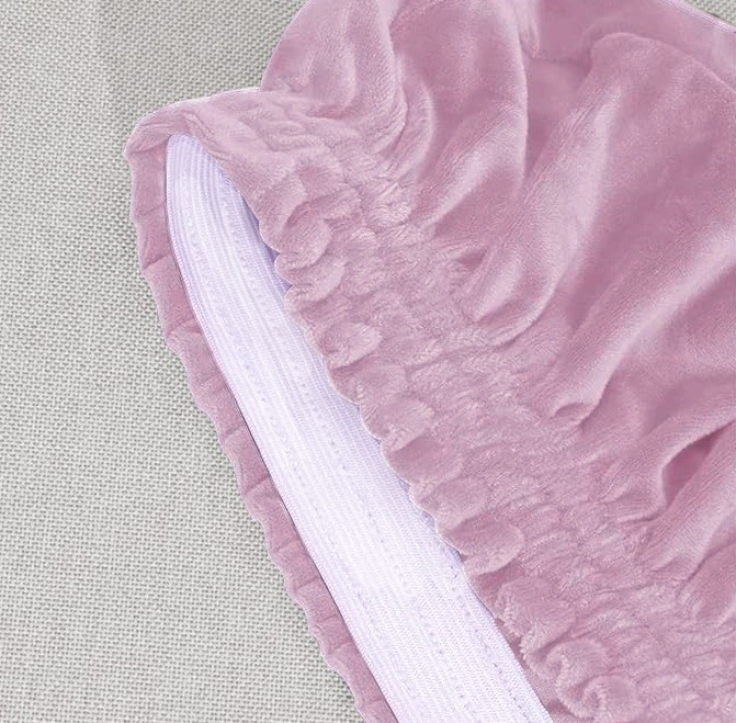 POKROWIEC NA KRZESŁO SKANDYNAWSKIE WELUR PREMIUM AKSAMIT ELASTYCZNY