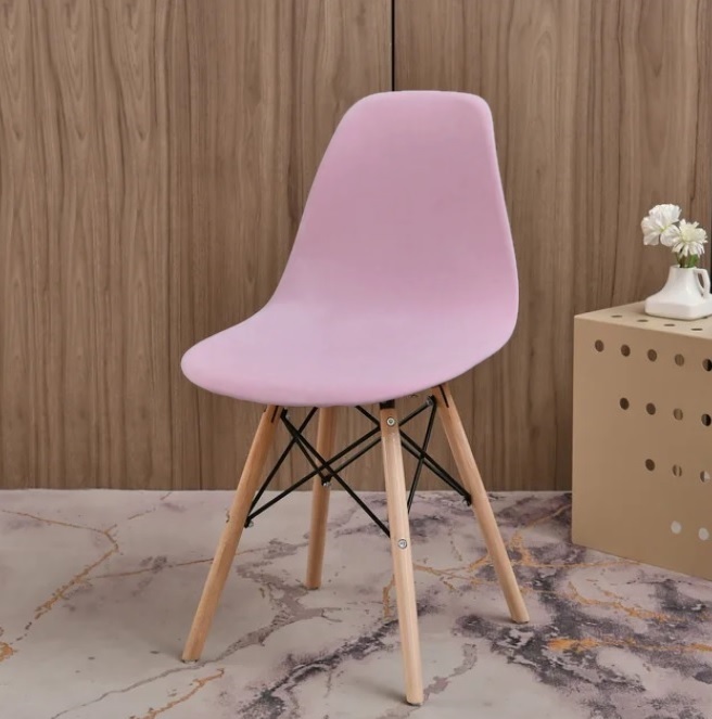 POKROWIEC NA KRZESŁO SKANDYNAWSKIE WELUR PREMIUM AKSAMIT ELASTYCZNY