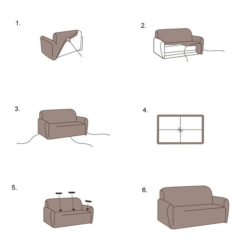 POKROWIEC NA SOFĘ KANAPĘ ELASTYCZNY WELUR 145-185 CM 2OS TURKUSOWY