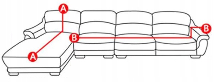 POKROWIEC NA SOFĘ KANAPĘ ELASTYCZNY WELUR 145-185 CM 2OS TURKUSOWY