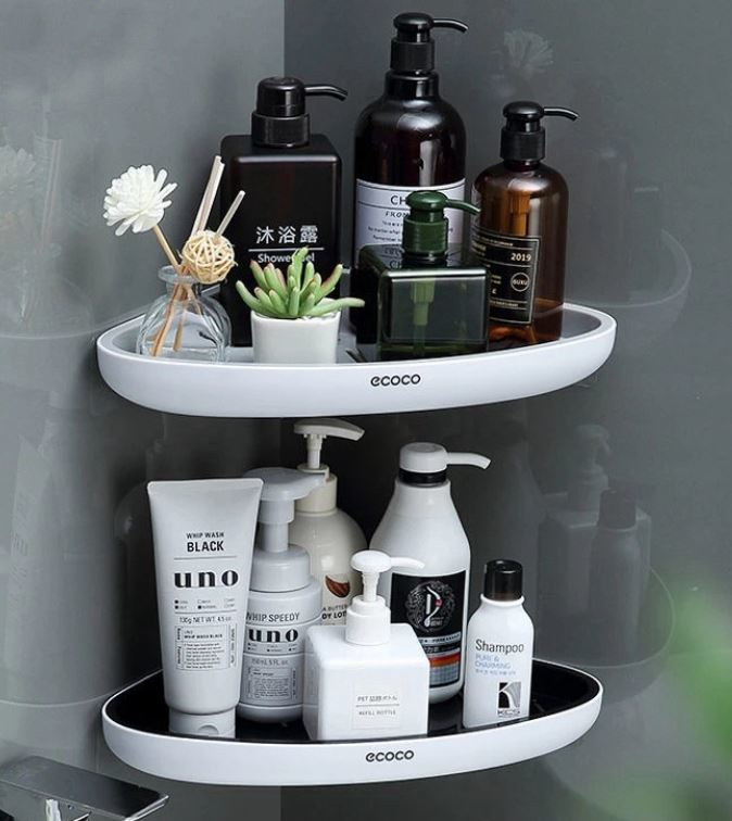 półka łazienkowa narożna zestaw - prezentacja