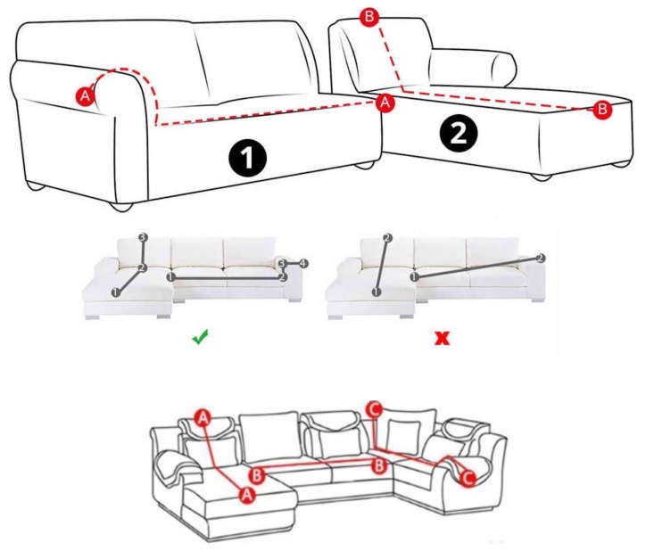 POKROWIEC NA KANAPĘ SOFĘ NAROŻNIK ELASTYCZNY ŻAKARD JODEŁKA 235-300
