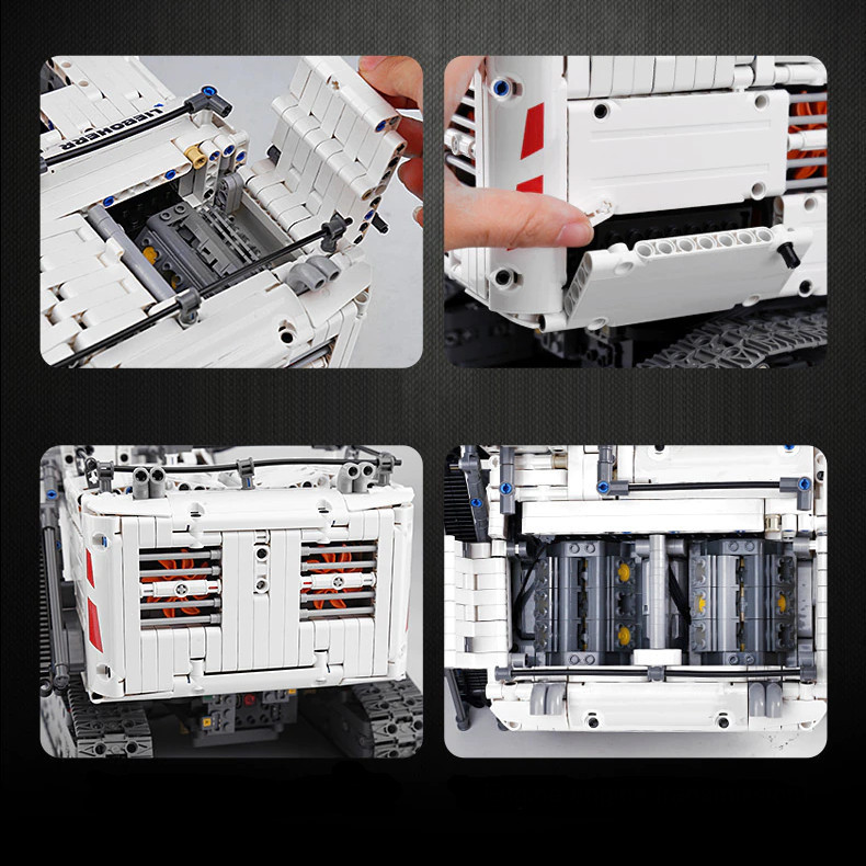 KLOCKI KOPARKA TECHNIC LIEBOHERR APLIKACJA 13130 MOULD KING EXCAVATOR