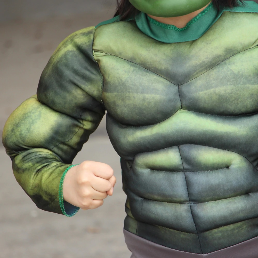 STRÓJ PRZEBRANIE HULK POTWÓR MUTANT 134/140