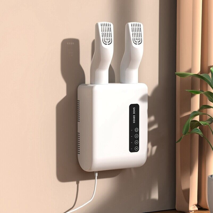 SUSZARKA DO BUTÓW RĘKAWICZEK ELEKTRYCZNA NAŚCIENNA TIMER BIAŁA 140W