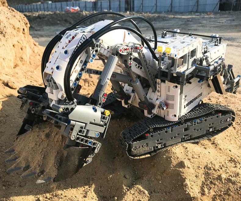 KLOCKI KOPARKA TECHNIC LIEBOHERR APLIKACJA 13130 MOULD KING EXCAVATOR