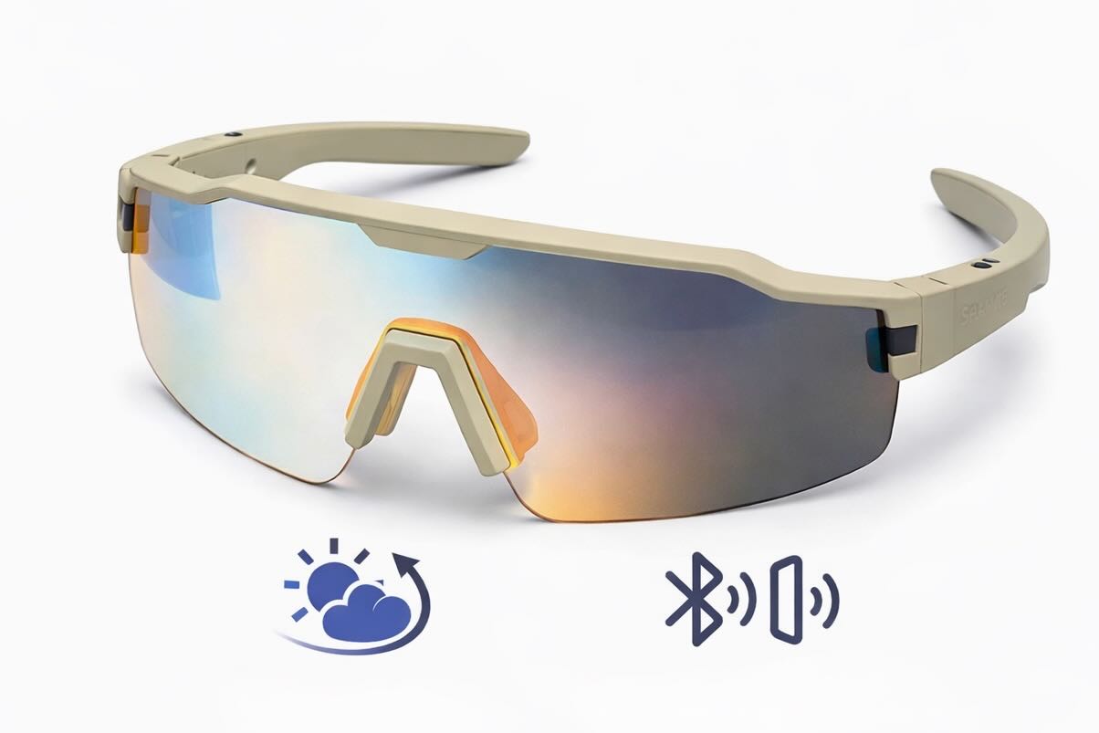 Shanren CG300 okulary sportowe Bluetooth fotochromowe