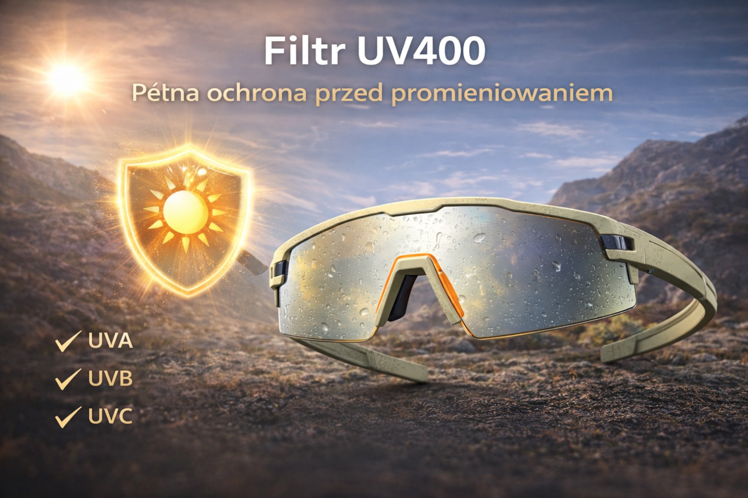 Filtr UV400 ochrona oczu przed promieniowaniem UV