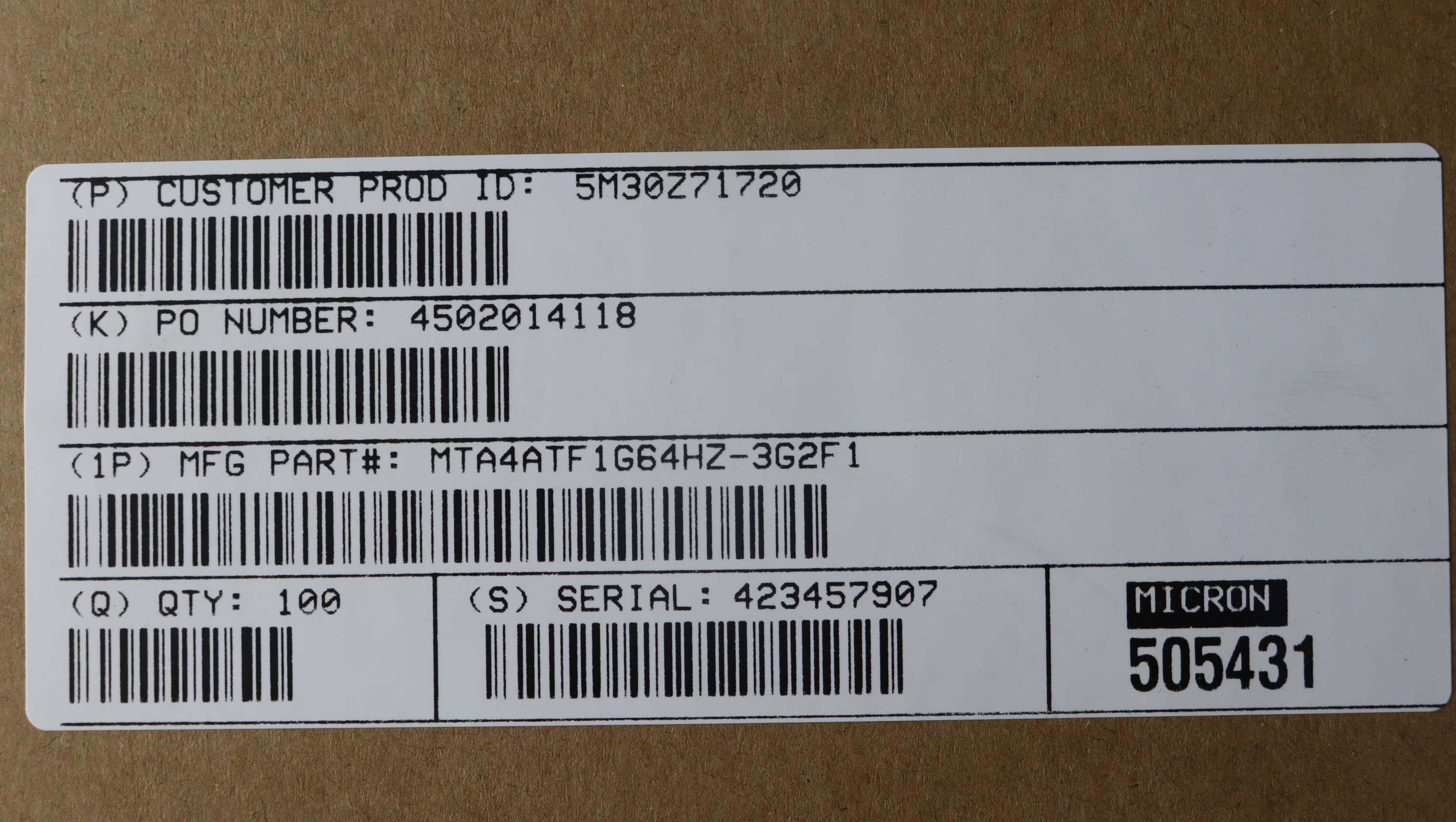 Moduł pamięci Lenovo 8GB DDR4 SoDIMM, 3200MHz, 5M30Z71720