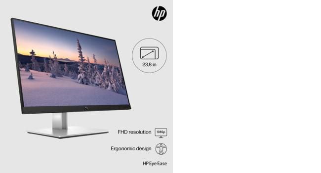 HP E24 G4 23.8" IPS FHD, 9VF99AA#ABB