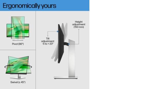 HP E24 G4 23.8" IPS FHD, 9VF99AA#ABB