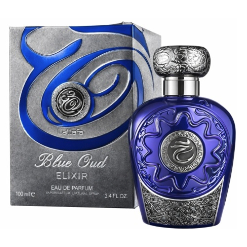 lattafa blue oud elixir