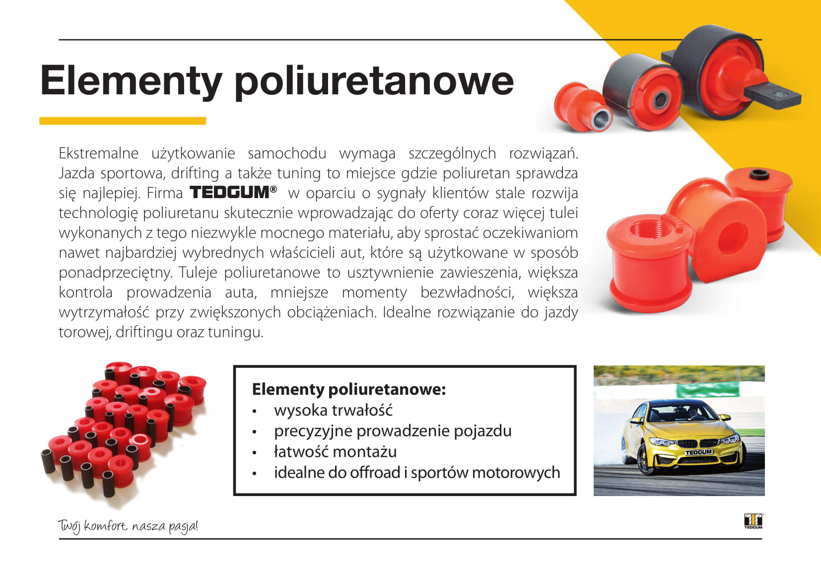POLIURETAN TULEJA STABIL PRZEDNIEGO SPRINTER