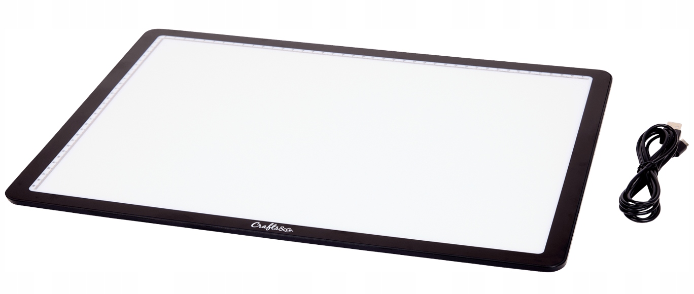 Podświetlana Deska Kreślarska A3 LED Crafts&Co z 3 Poziomami Jasności