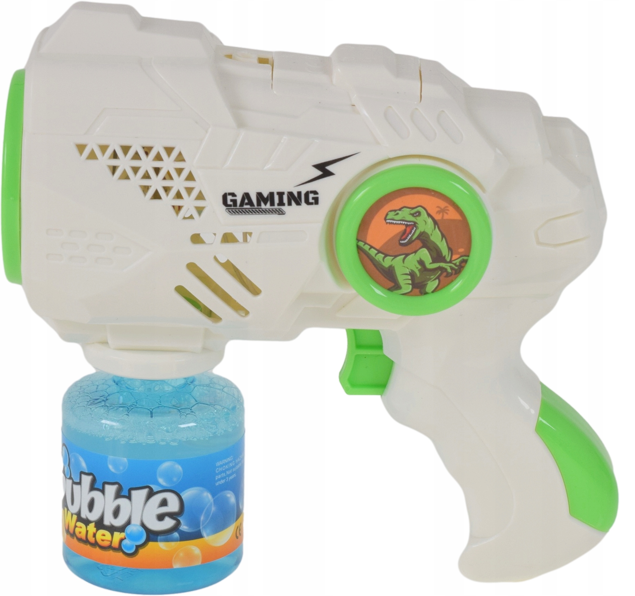 PISTOLET DO BANIEK MYDLANYCH MASZYNKA AUTOMAT ŚWIECI ZABAWKA DLA DZIECI