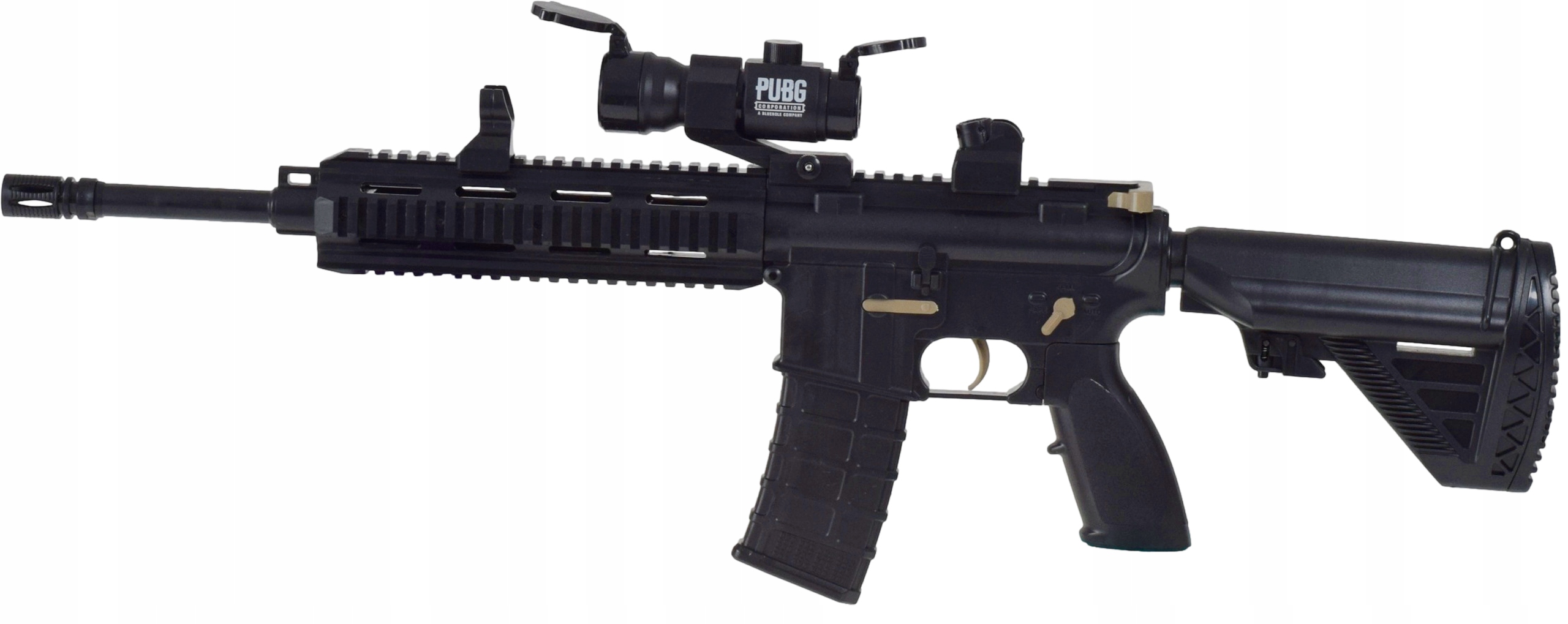 DUŻY KARABIN AUTOMAT 2W1 IMPONUJĄCY DESIGN REALISTYCZNY CELNY TRAFNY ZESTAW