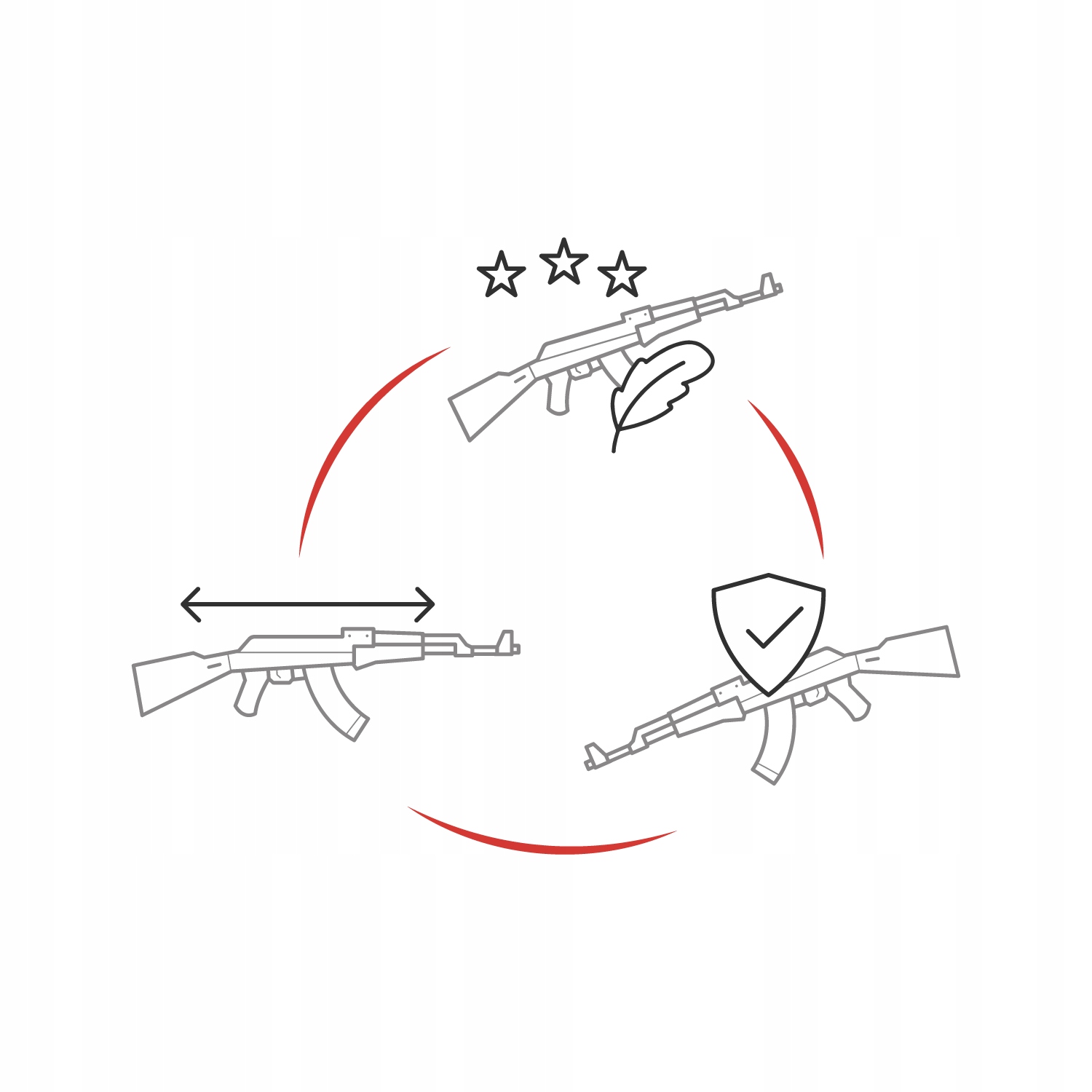 KARABIN PISTOLET NA KULKI STRZELBA ASG REPLIKA