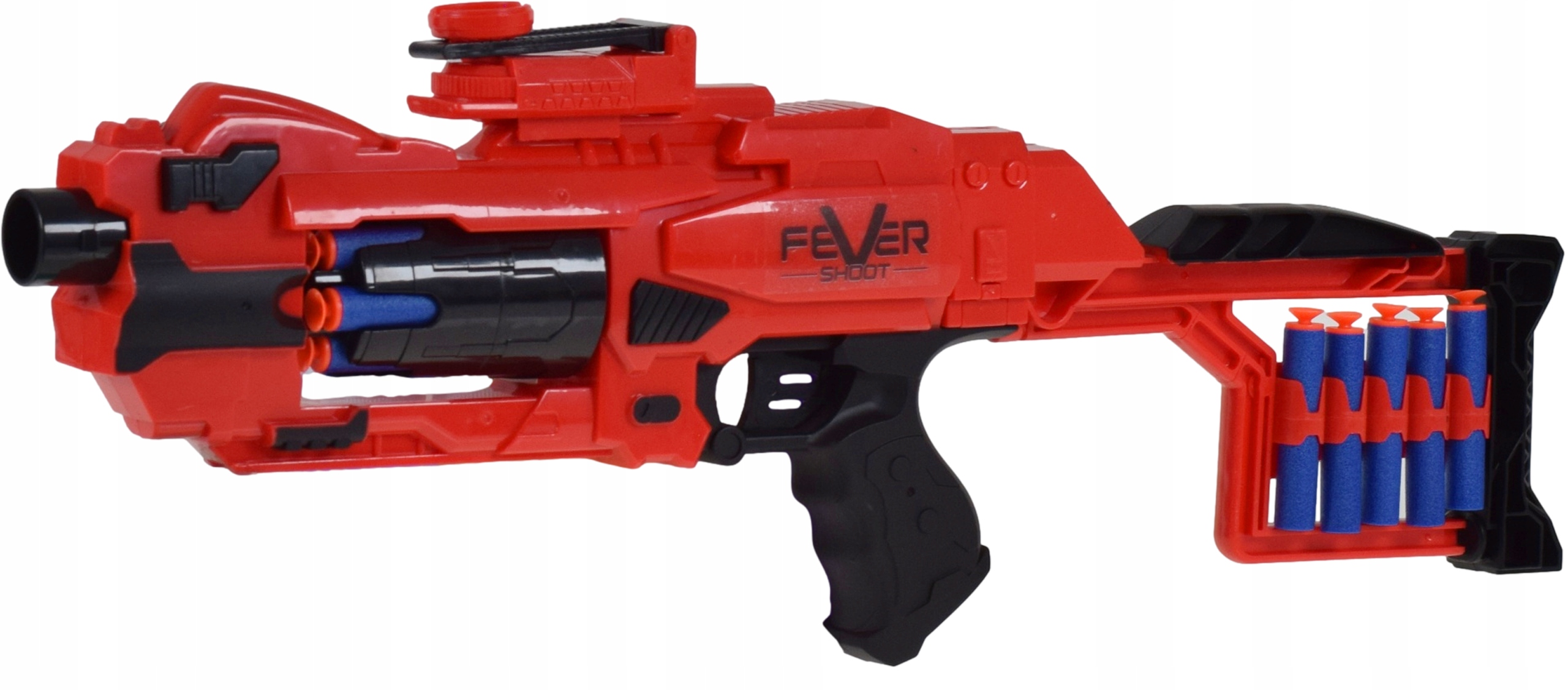 BEZPIECZNA WYRZUTNIA MANUALY KARABIN NA MIĘKKIE STRZAŁKI ZABAWKA DLA DZIECI