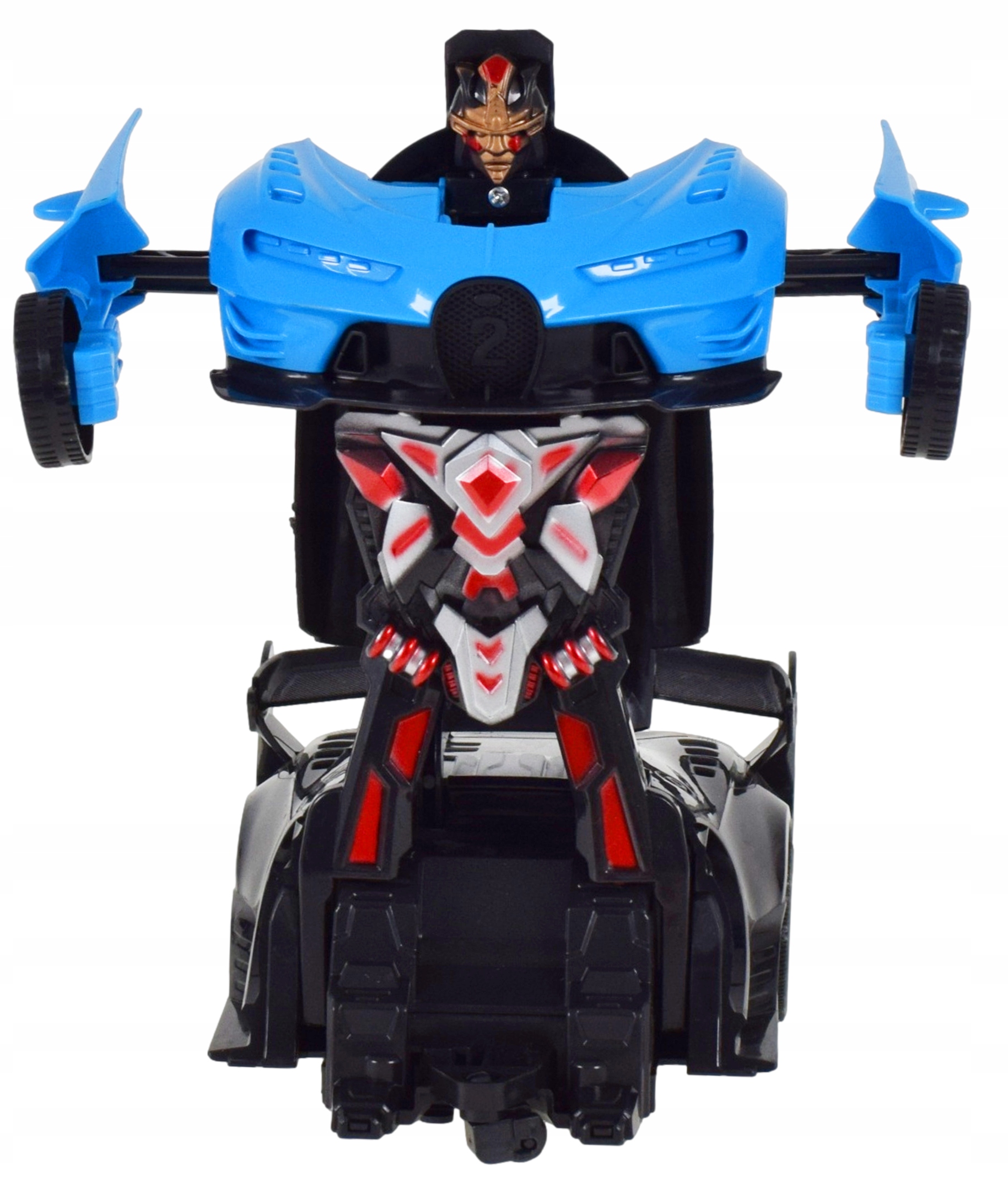 AUTO ROBOT AUTOBOT RC PILOT JEŹDZI ŚWIECI DŹWIĘK 2W1 ZABAWKA SAMOCHÓD