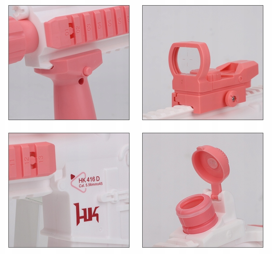 AUTOMATYCZNY ELEKTRYCZNY KARABIN PISTOLET NA WODĘ DUŻY MIOTACZ BLASTER