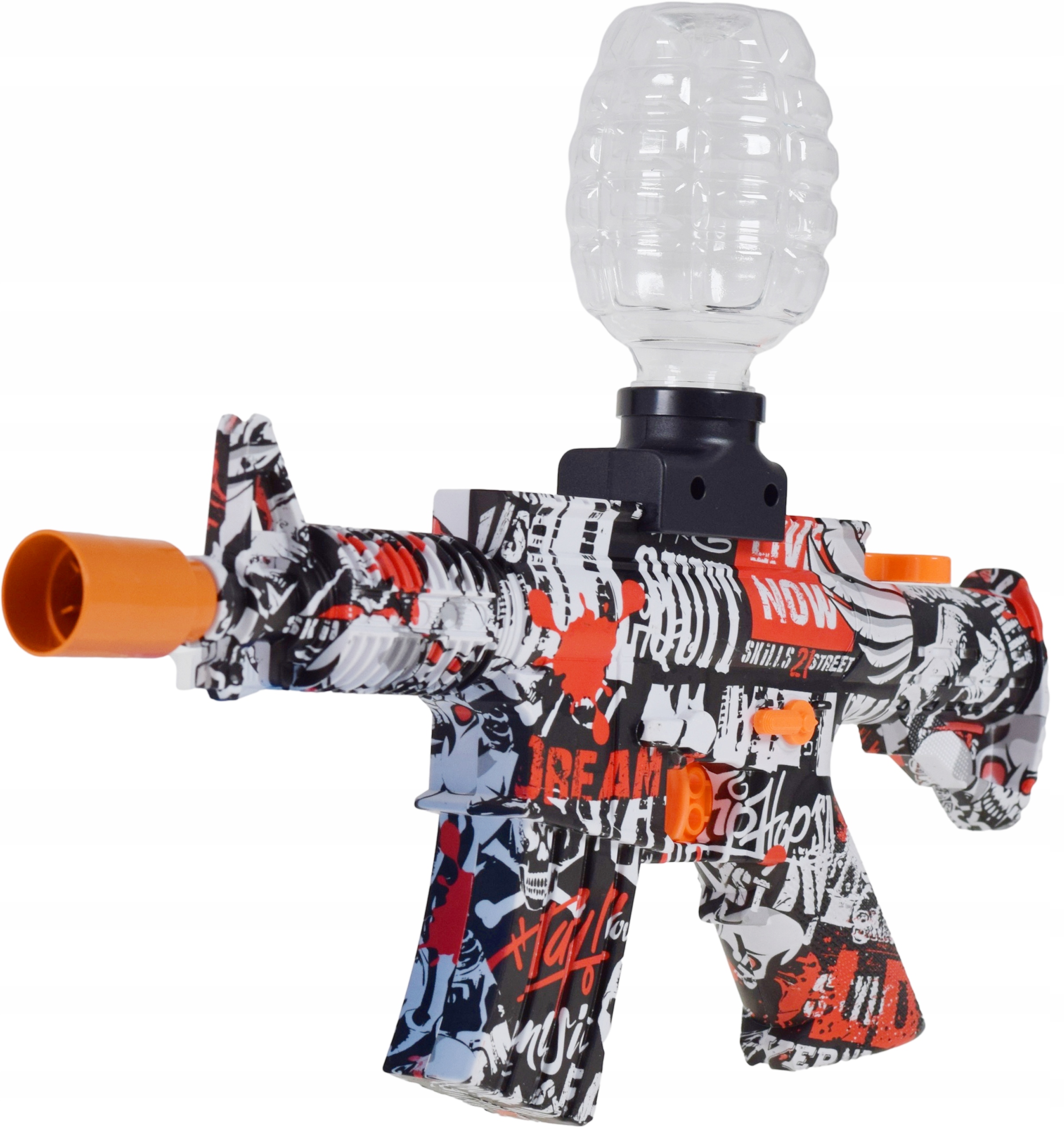 PISTOLET NA KULKI ŻELOWE WODNE AUTOMATYCZNY KARABIN DUŻY ZESTAW AKUMULATOR