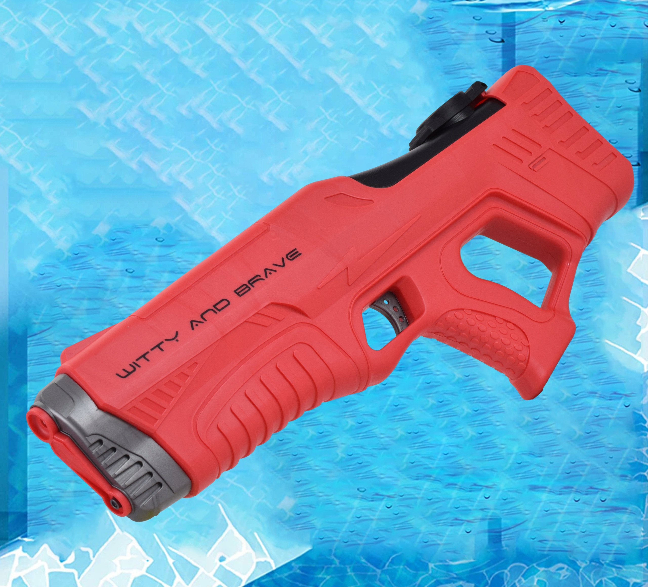 PISTOLET NA WODĘ ELEKTRYCZNY MIOTACZ DLA DZIECI ładowanie USB zasięg